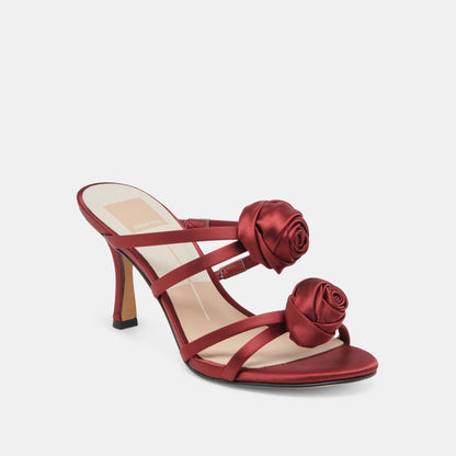 Dolce Vita SHOES LINZY HEELS WINE SATIN
 – Dolce Vita