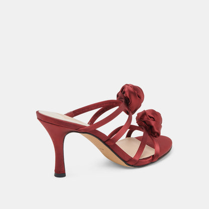 Dolce Vita SHOES LINZY HEELS WINE SATIN
 – Dolce Vita