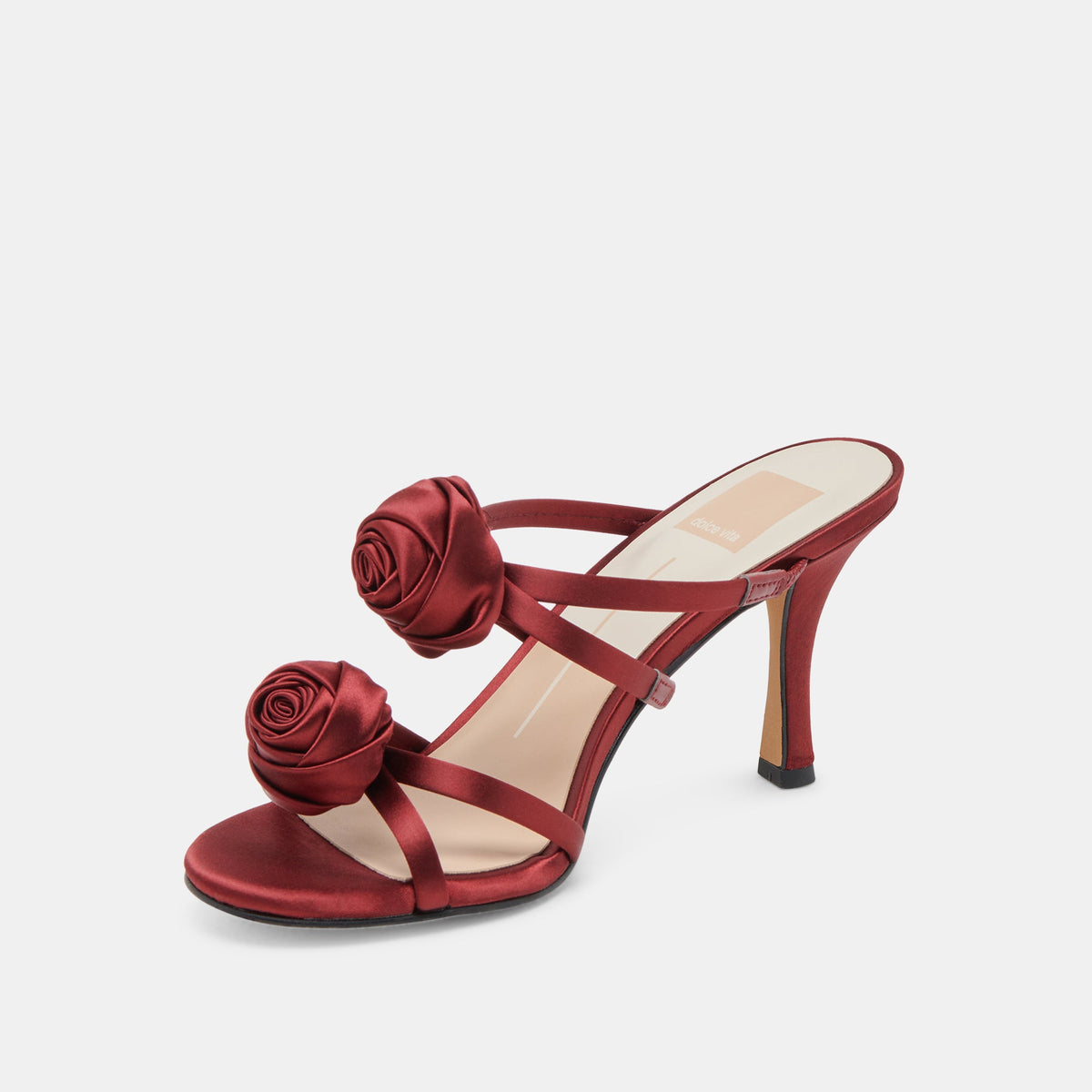 Dolce Vita SHOES LINZY HEELS WINE SATIN
 – Dolce Vita