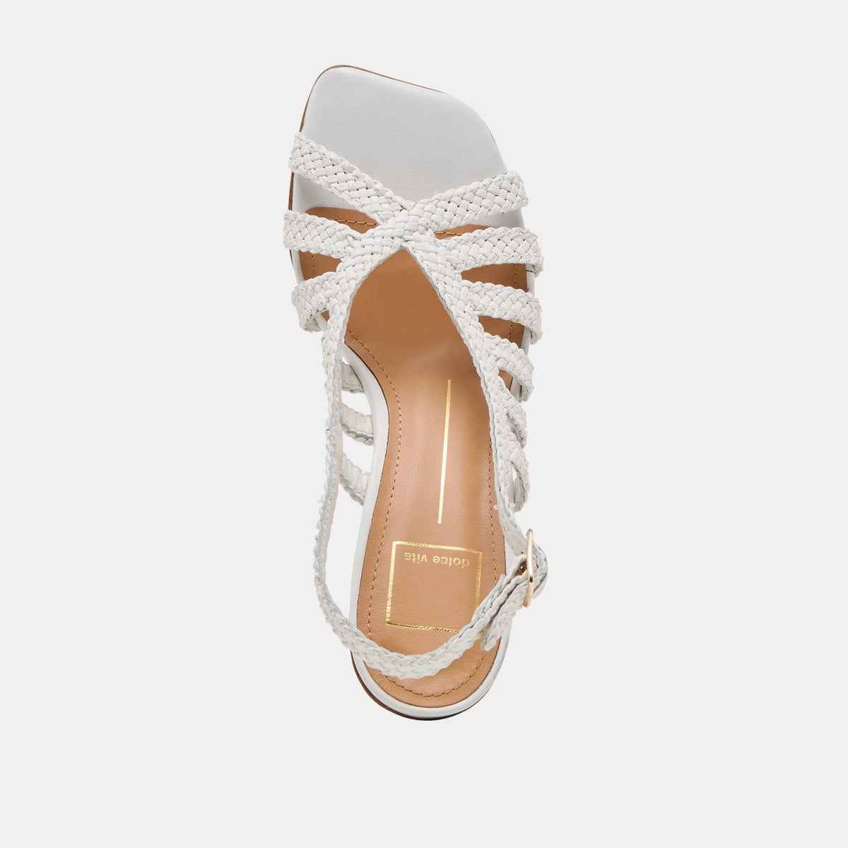 Dolce Vita SHOES SICILY HEELS WHITE WOVEN LEATHER
 – Dolce Vita