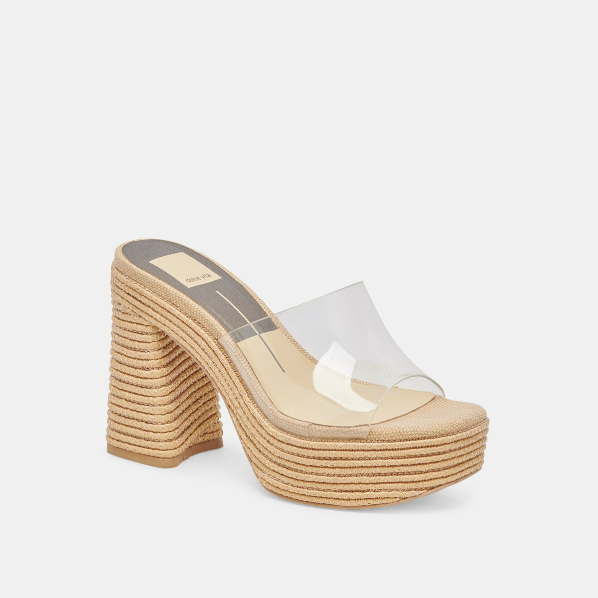 Dolce Vita SHOES LICHIA HEELS NATURAL VINYL
 – Dolce Vita