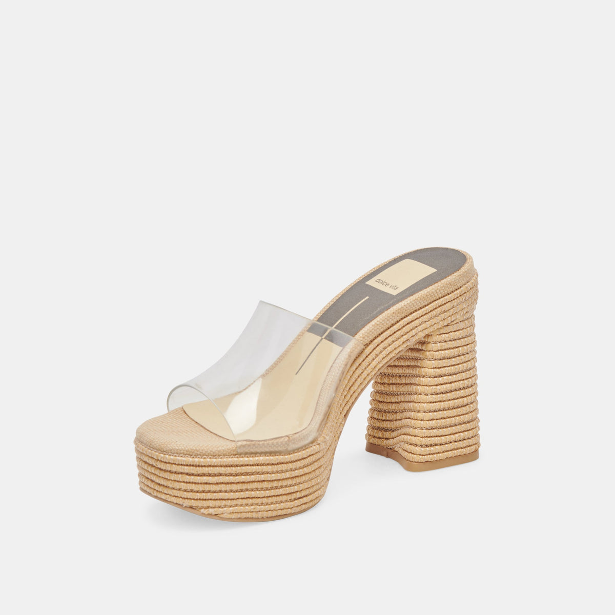 Dolce Vita SHOES LICHIA HEELS NATURAL VINYL
 – Dolce Vita