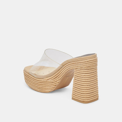 Dolce Vita SHOES LICHIA HEELS NATURAL VINYL
 – Dolce Vita