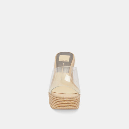 Dolce Vita SHOES LICHIA HEELS NATURAL VINYL
 – Dolce Vita