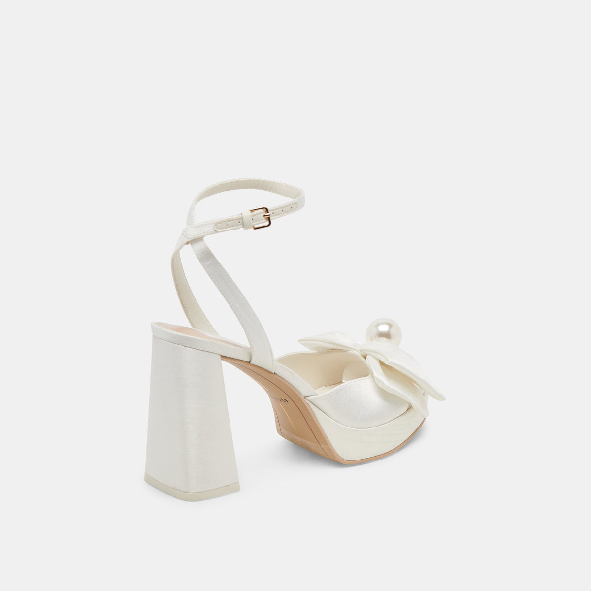 Dolce Vita SHOES PATTON HEELS IVORY SATIN
 – Dolce Vita