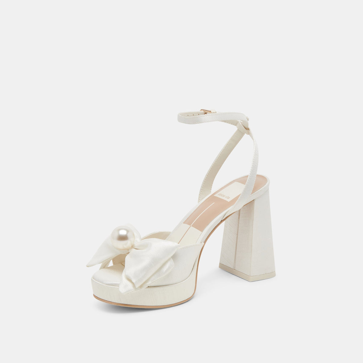 Dolce Vita SHOES PATTON HEELS IVORY SATIN
 – Dolce Vita