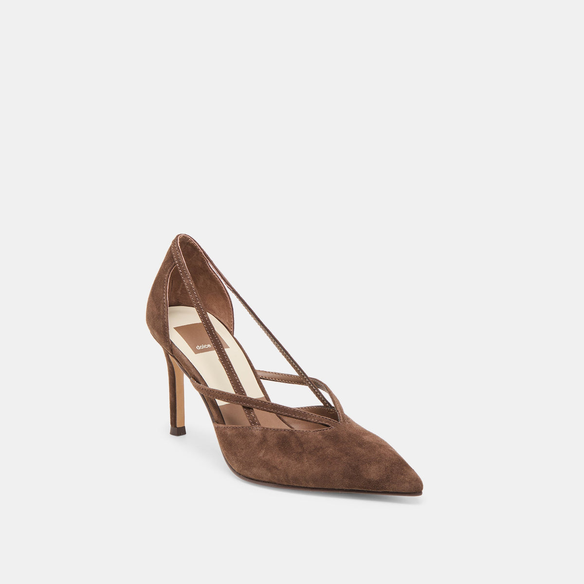 Dolce Vita SHOES Kaine Dk Brown Suede Heels