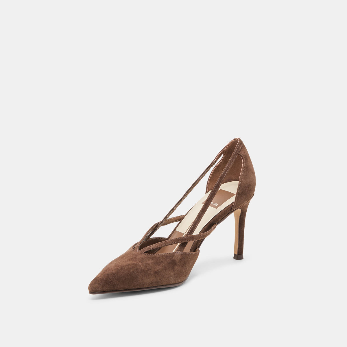 Dolce Vita SHOES Kaine Dk Brown Suede Heels