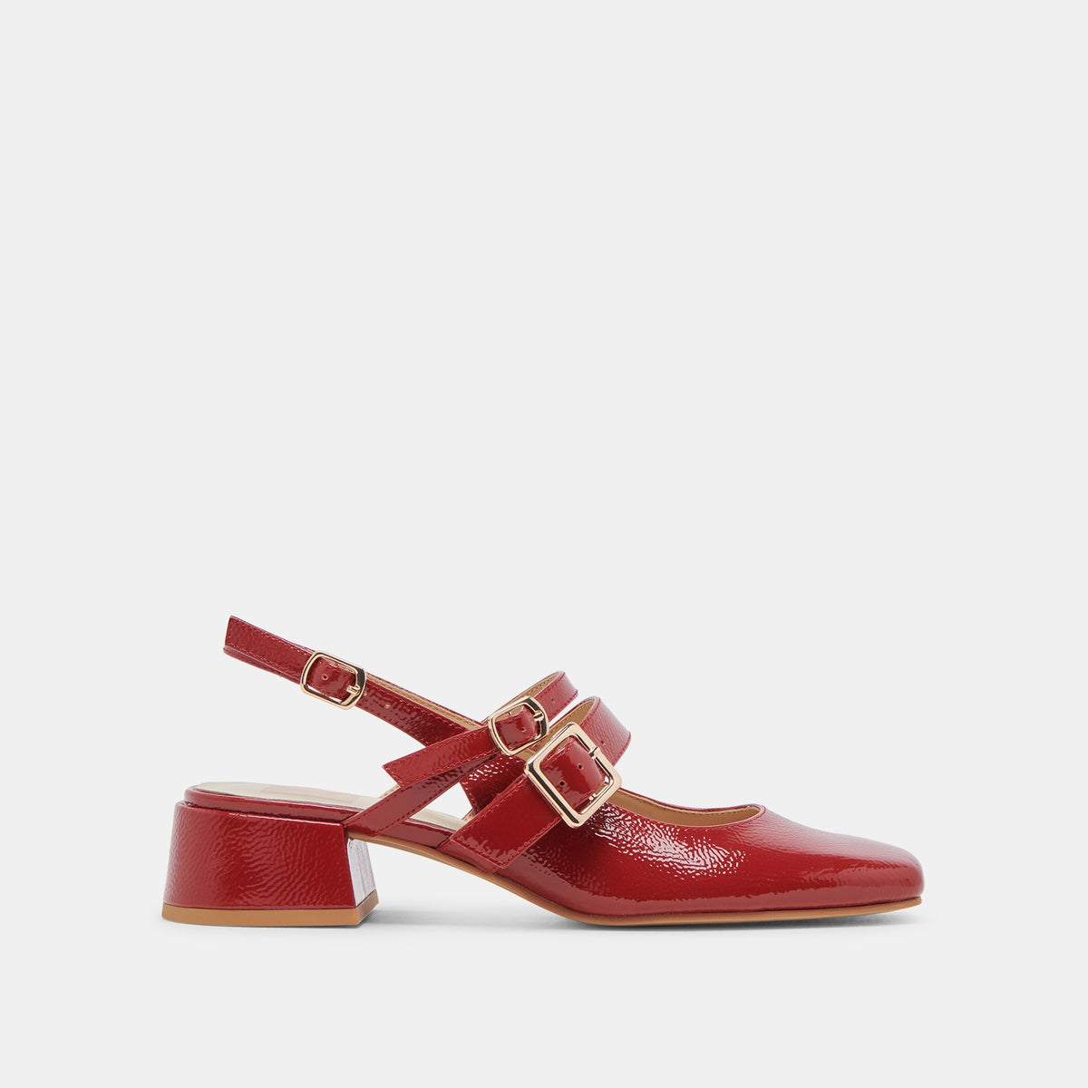 Dolce Vita SHOES PATZY HEELS CRIMSON CRINKLE PATENT LEATHER
 – Dolce Vita