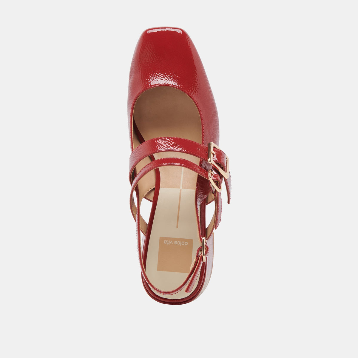 Dolce Vita SHOES PATZY HEELS CRIMSON CRINKLE PATENT LEATHER
 – Dolce Vita