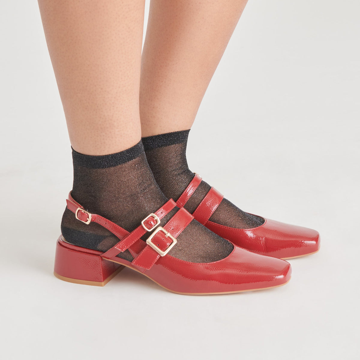 Dolce Vita SHOES PATZY HEELS CRIMSON CRINKLE PATENT LEATHER
 – Dolce Vita