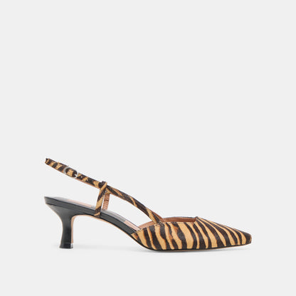 Dolce Vita SHOES Odela Tiger Calf Hair Heels