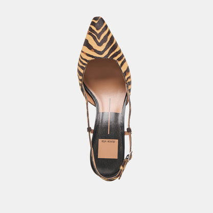 Dolce Vita SHOES Odela Tiger Calf Hair Heels