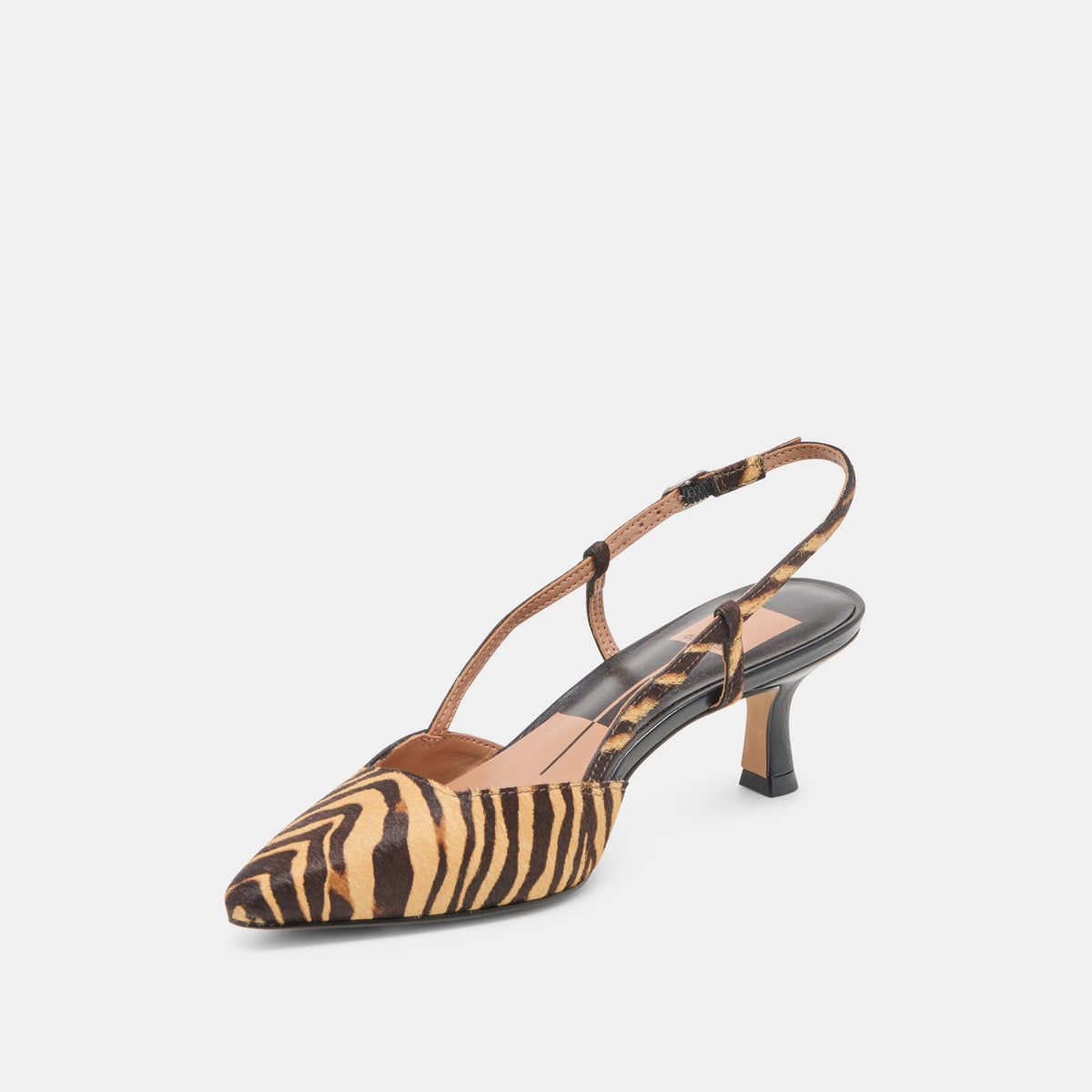 Dolce Vita SHOES Odela Tiger Calf Hair Heels