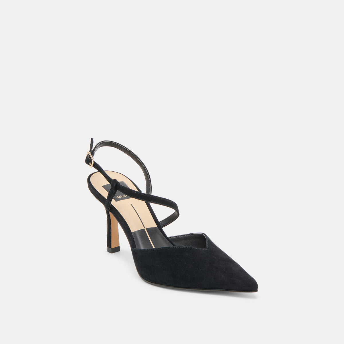 Dolce Vita SHOES Kamra Onyx Suede Heels