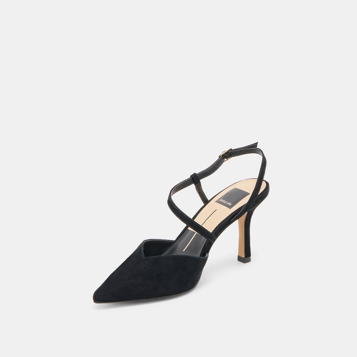 Dolce Vita SHOES Kamra Onyx Suede Heels