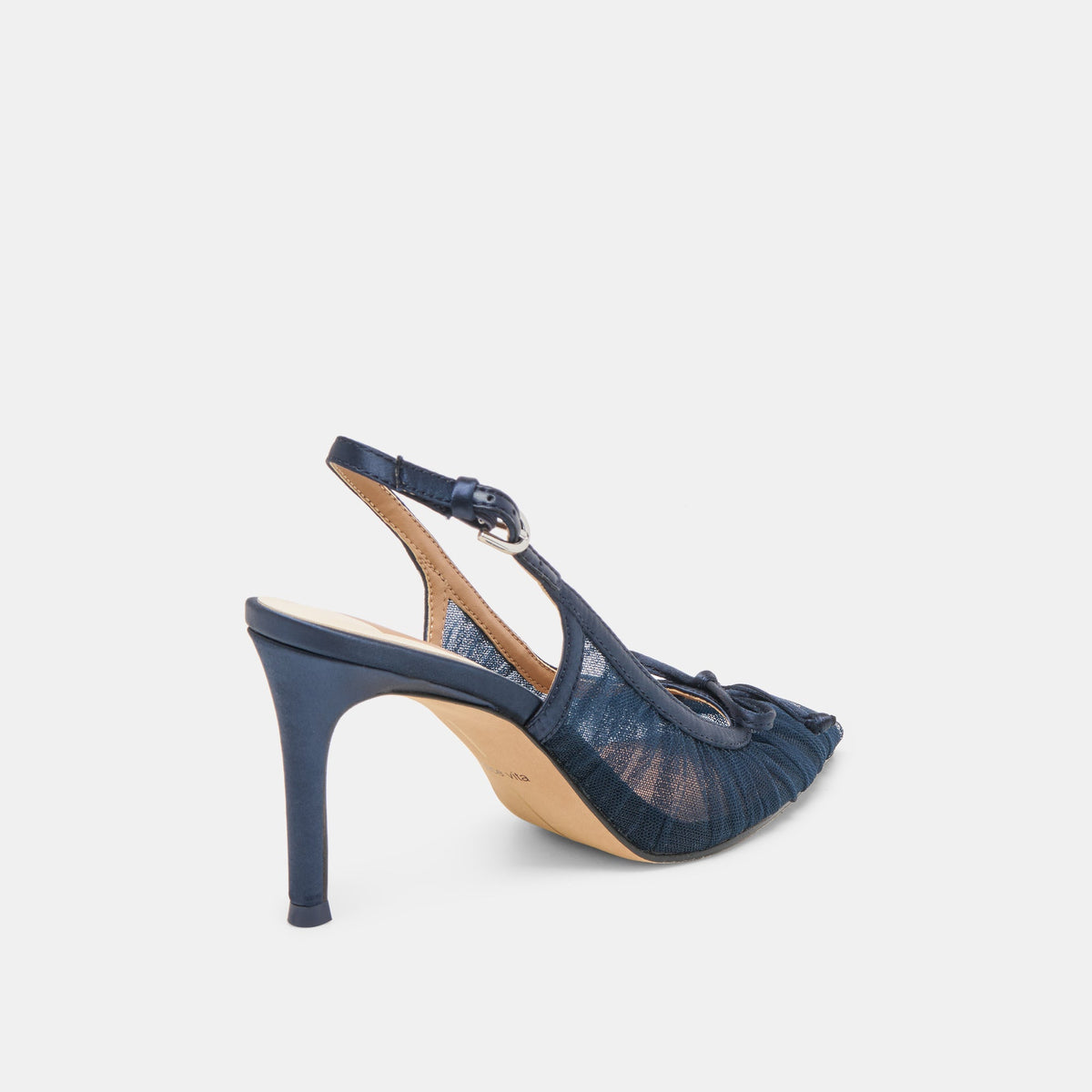 Dolce Vita SHOES Yela Navy Tulle Heels