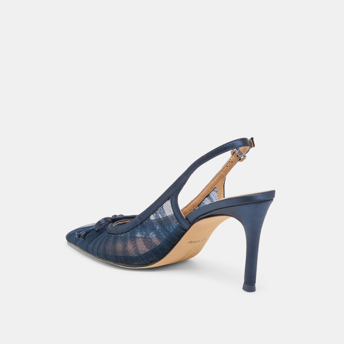 Dolce Vita SHOES Yela Navy Tulle Heels
