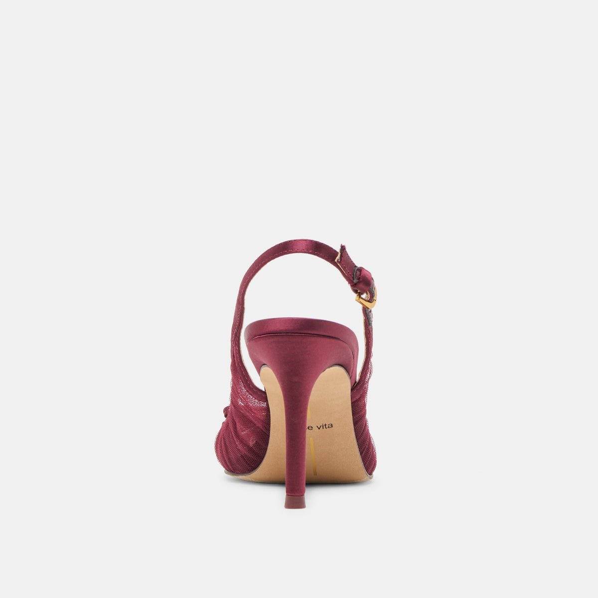 Dolce Vita SHOES Yela Cranberry Tulle Heels