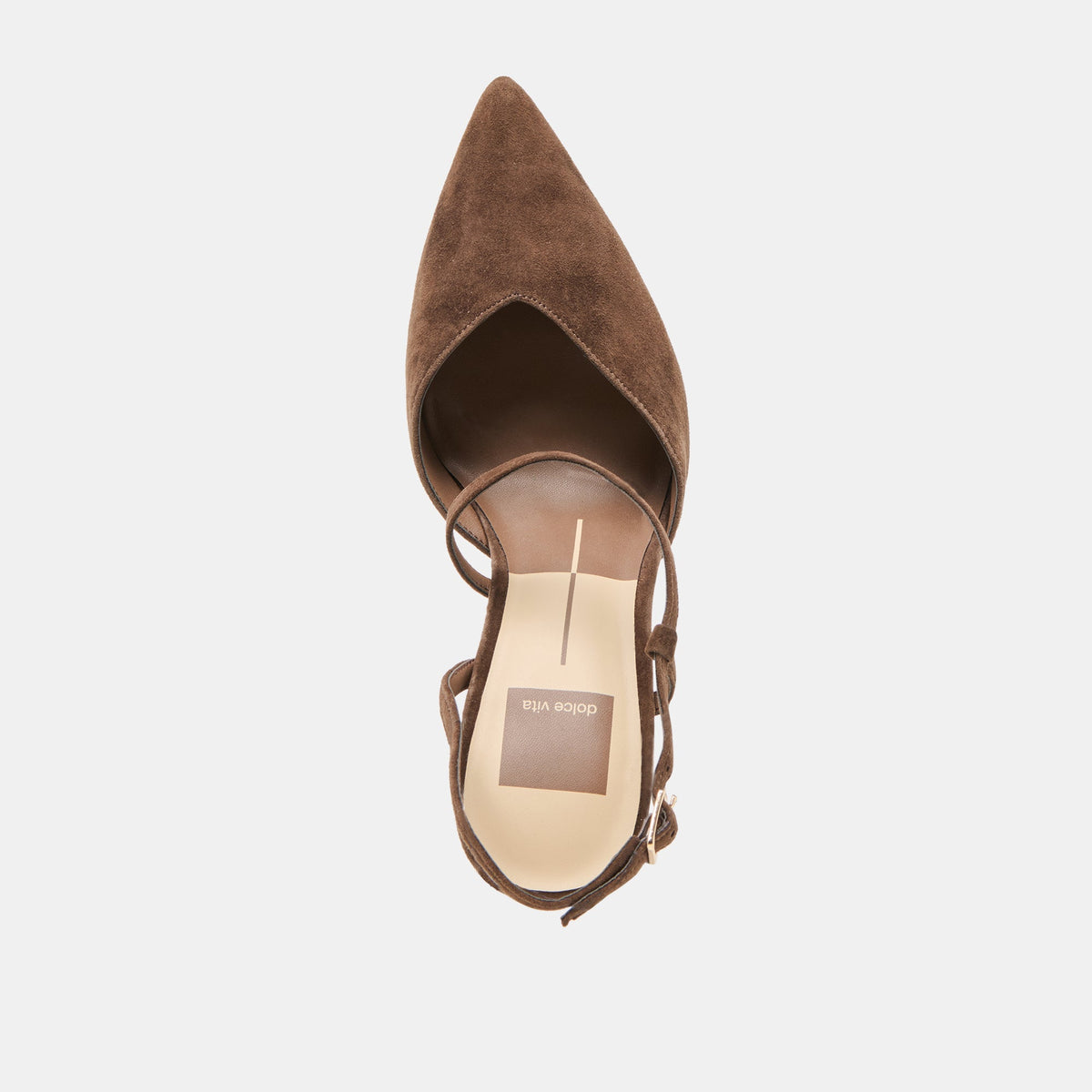 Dolce Vita SHOES Kamra Dk Brown Suede Heels