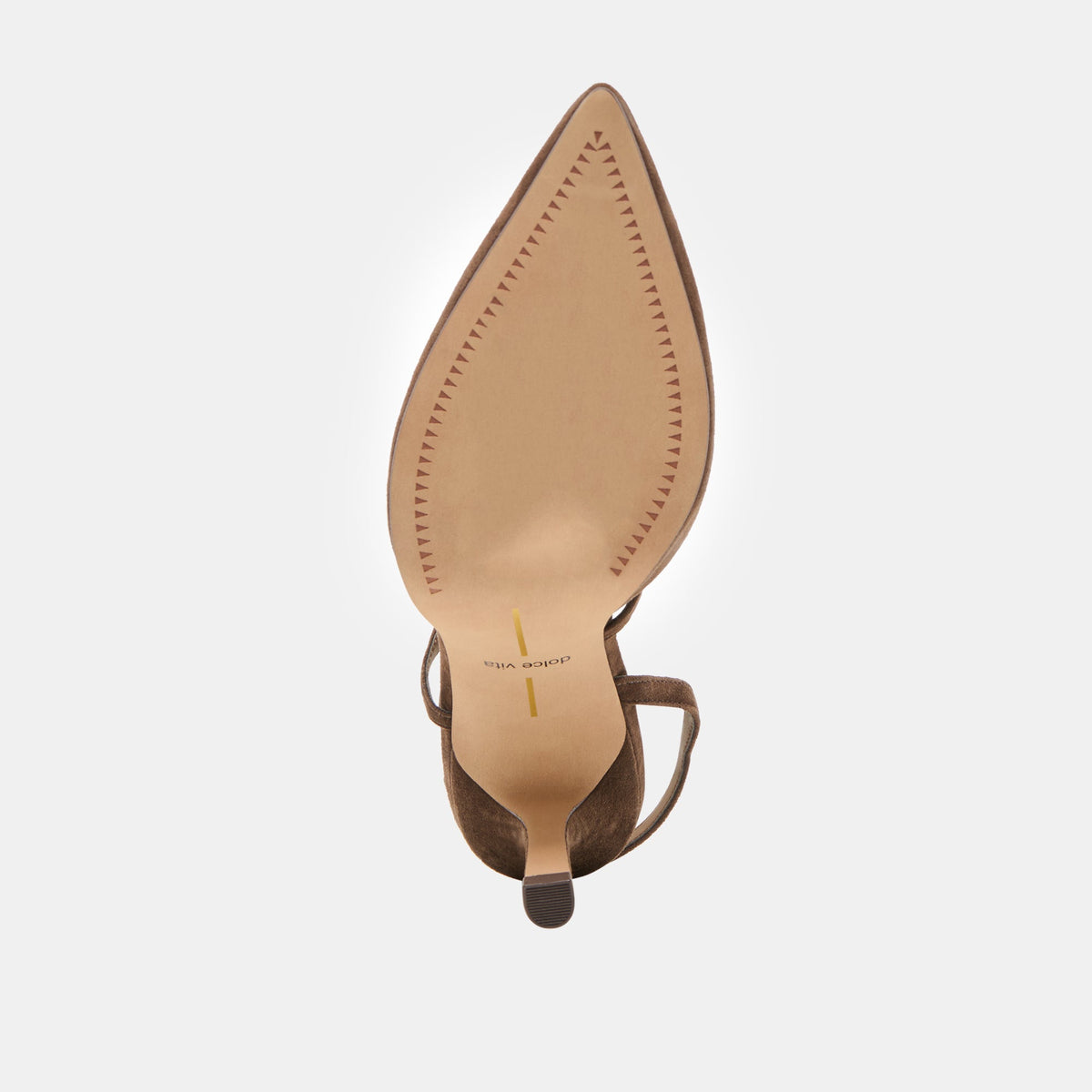 Dolce Vita SHOES Kamra Dk Brown Suede Heels