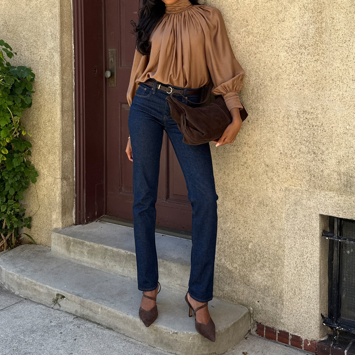 Dolce Vita SHOES Kamra Dk Brown Suede Heels
