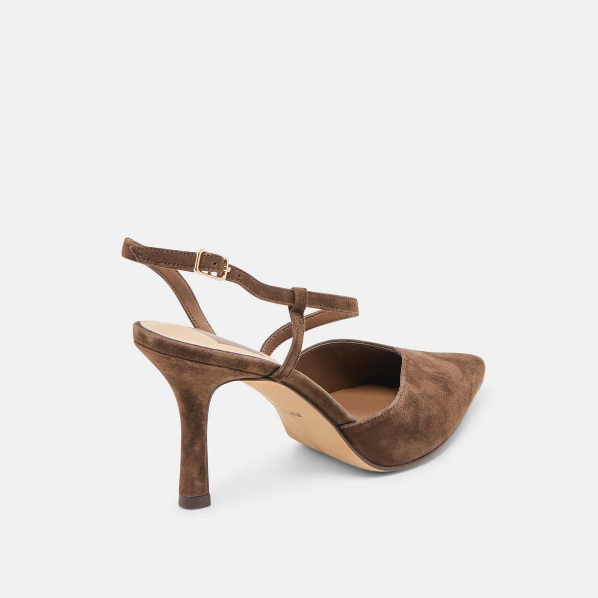 Dolce Vita SHOES Kamra Dk Brown Suede Heels