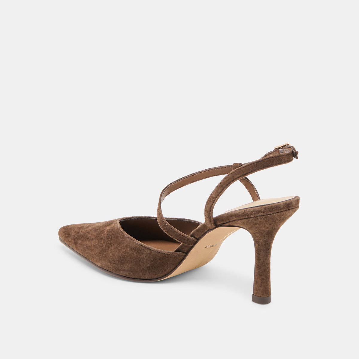 Dolce Vita SHOES Kamra Dk Brown Suede Heels