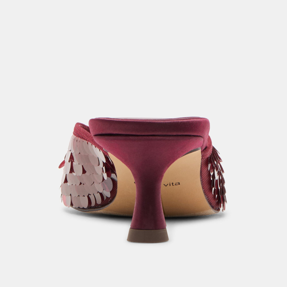 Dolce Vita SHOES Cleo Cranberry Sequin Heels