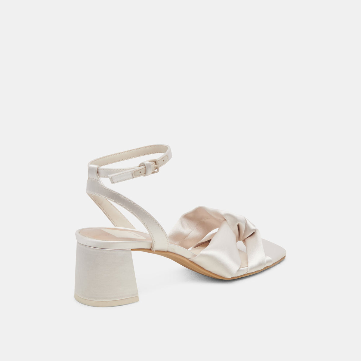 Dolce Vita SHOES Brenna Ivory Satin Heels
