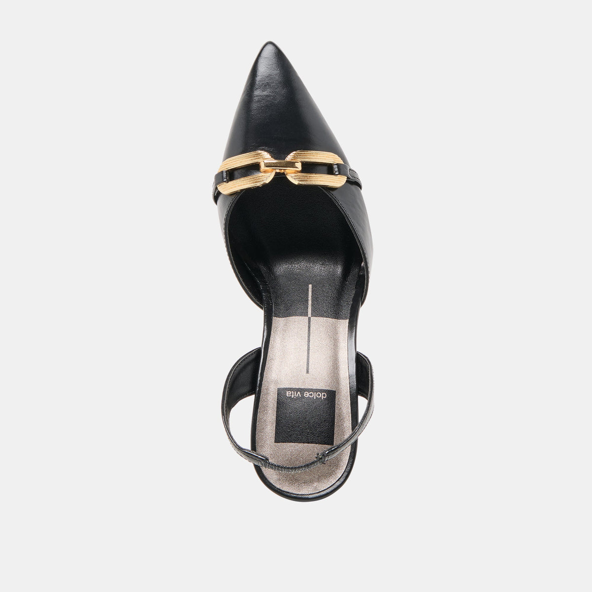 Dolce Vita SHOES Malik Midnight Crinkle Patent Heels