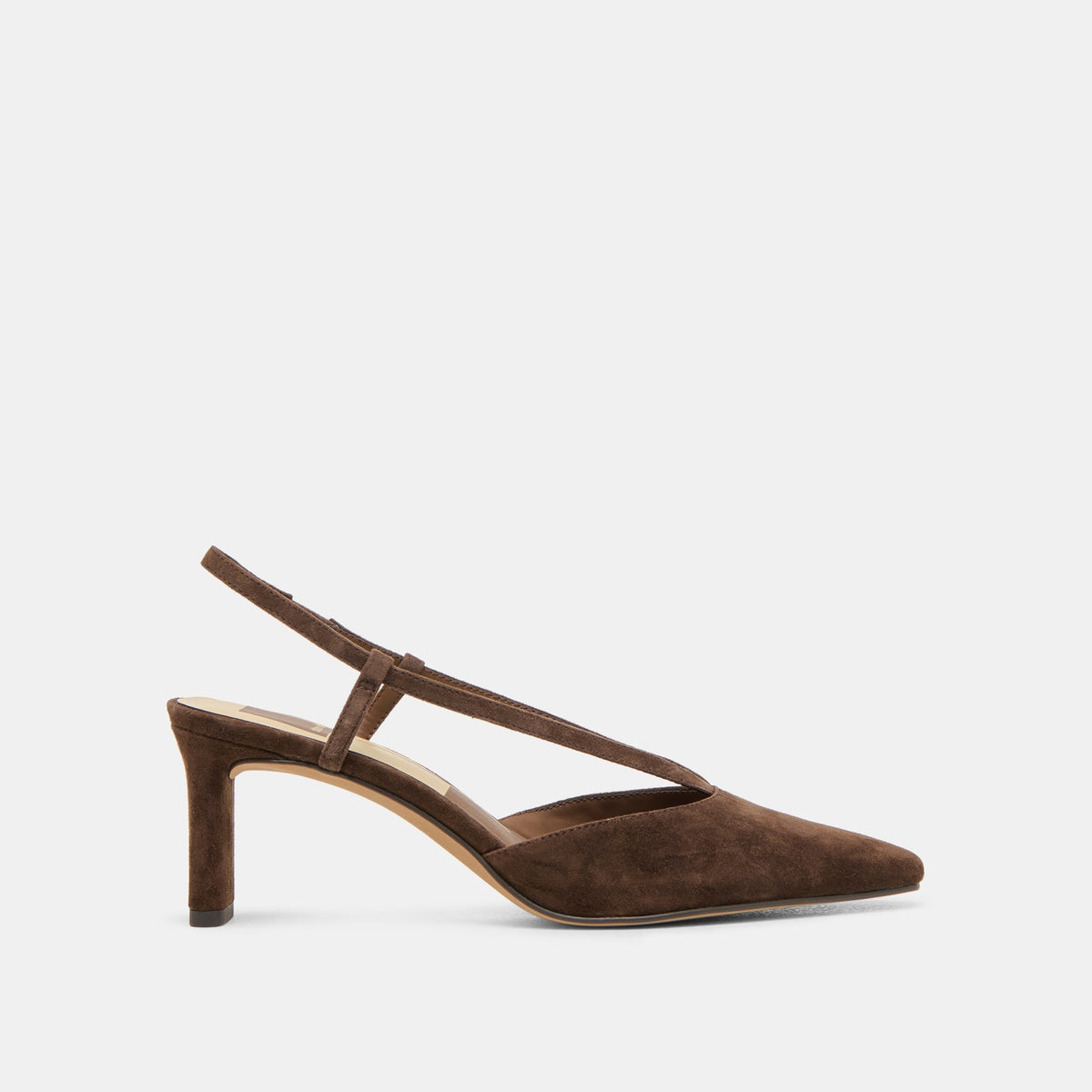 Dolce Vita SHOES Ginay Dk Brown Suede Heels