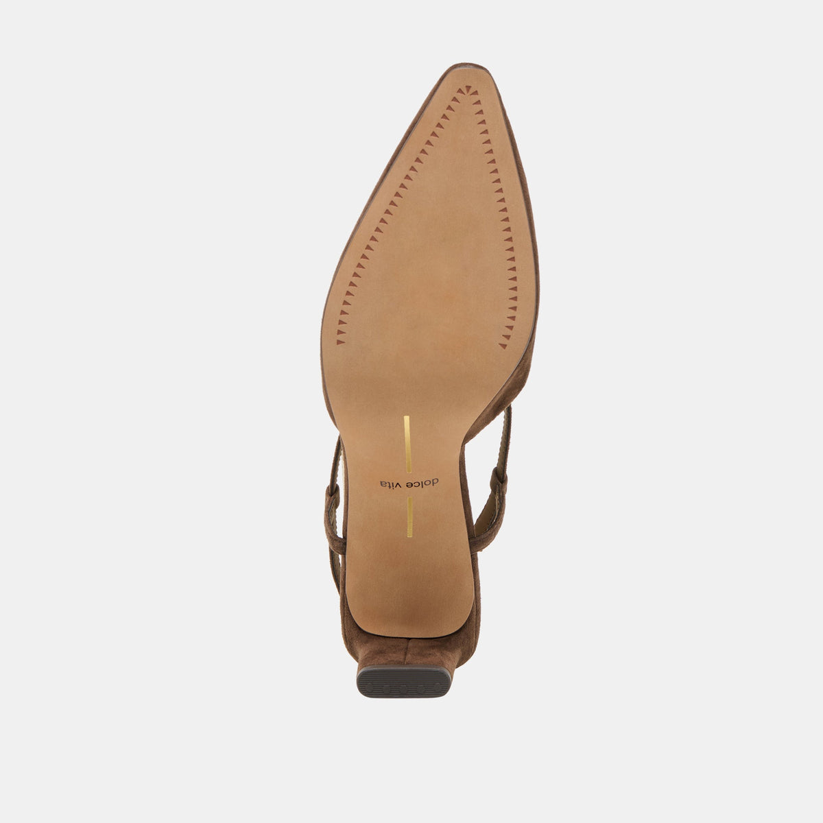 Dolce Vita SHOES Ginay Dk Brown Suede Heels