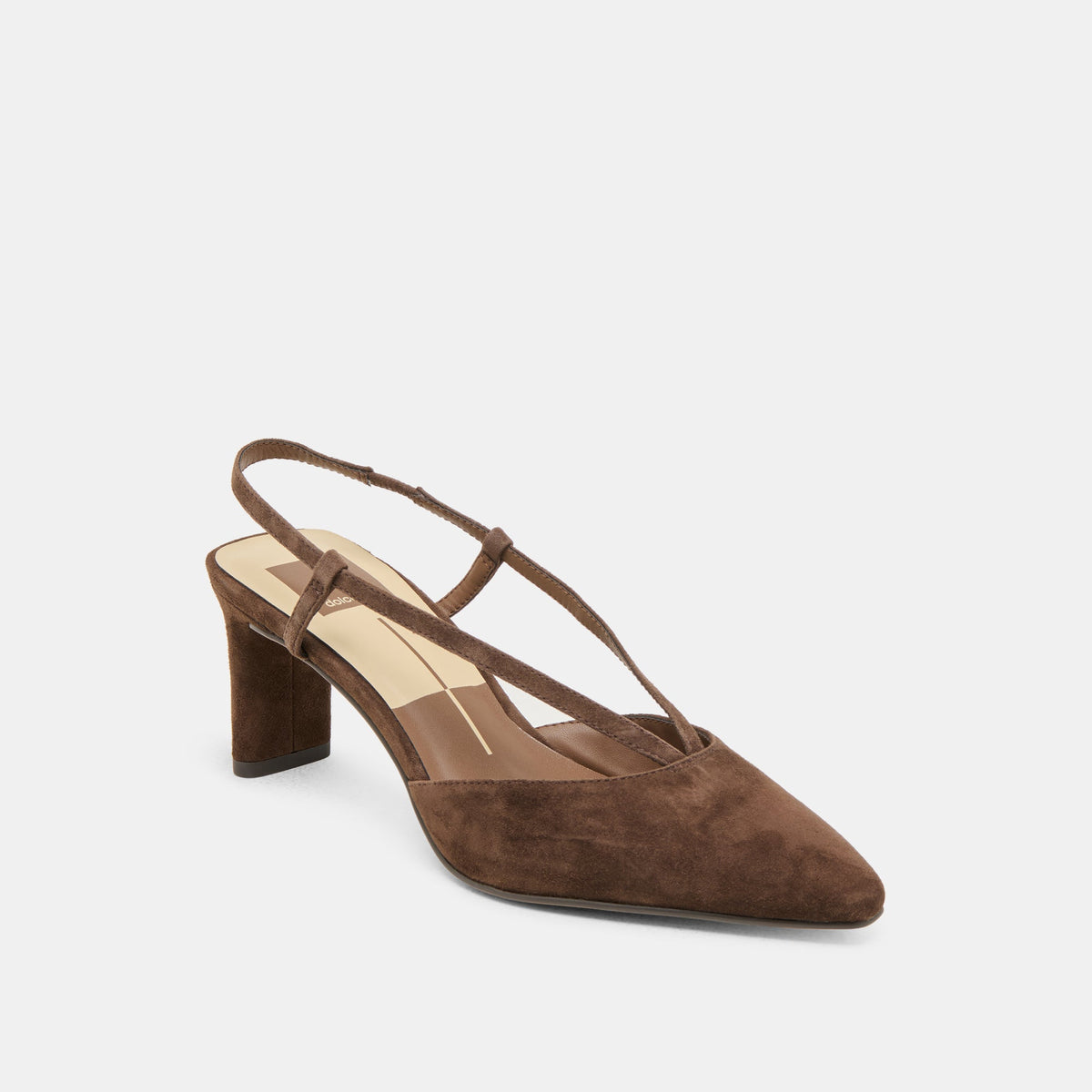 Dolce Vita SHOES Ginay Dk Brown Suede Heels