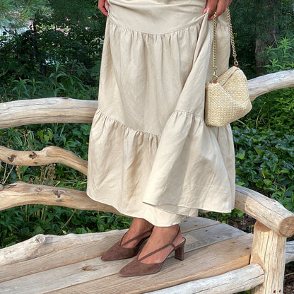 Dolce Vita SHOES Ginay Dk Brown Suede Heels