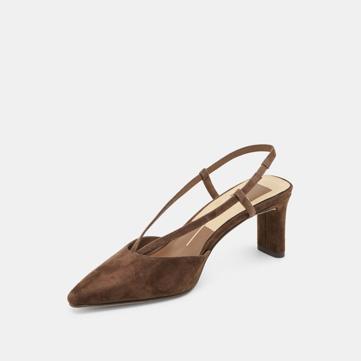 Dolce Vita SHOES Ginay Dk Brown Suede Heels