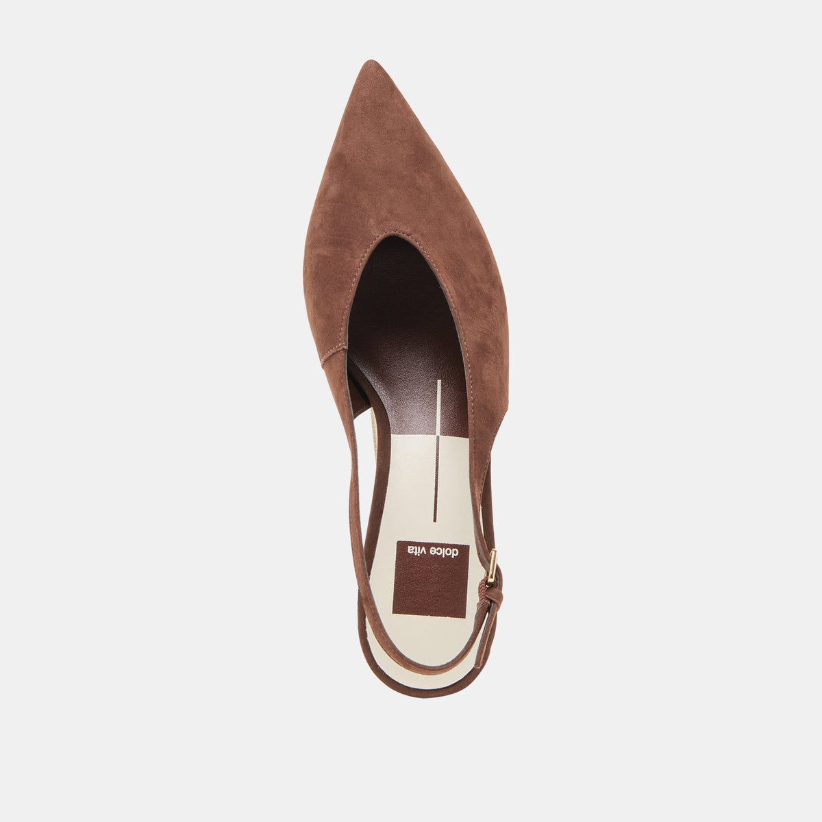 Dolce Vita SHOES Alenna Dk Brown Suede Heels