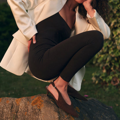 Dolce Vita SHOES Alenna Dk Brown Suede Heels