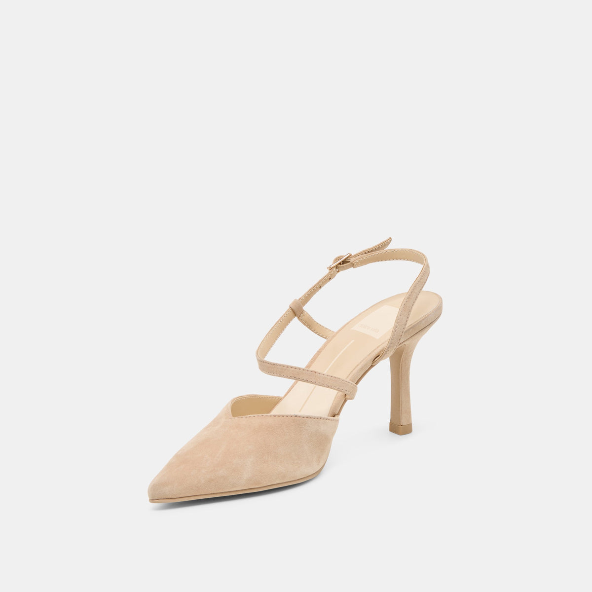 Dolce Vita SHOES Kamra Camel Suede Heels