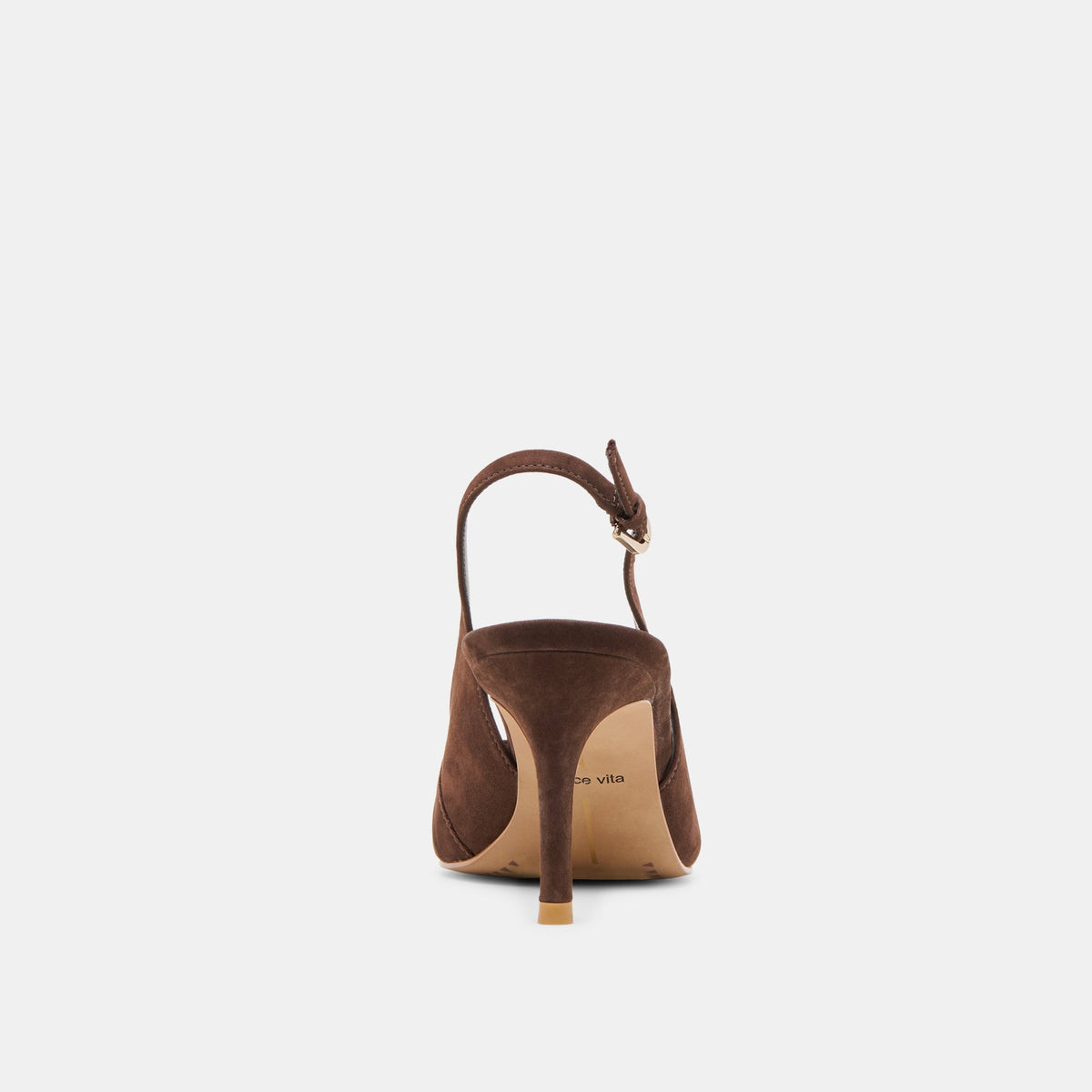 Dolce Vita SHOES Elasi Dk Brown Nubuck Heels