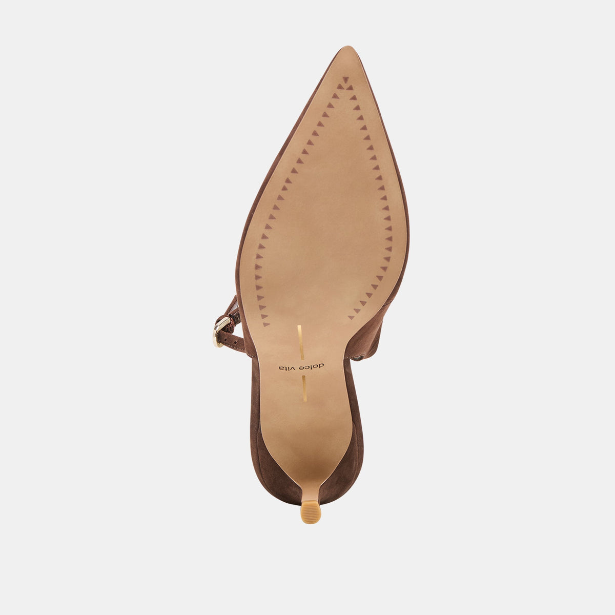 Dolce Vita SHOES Elasi Dk Brown Nubuck Heels