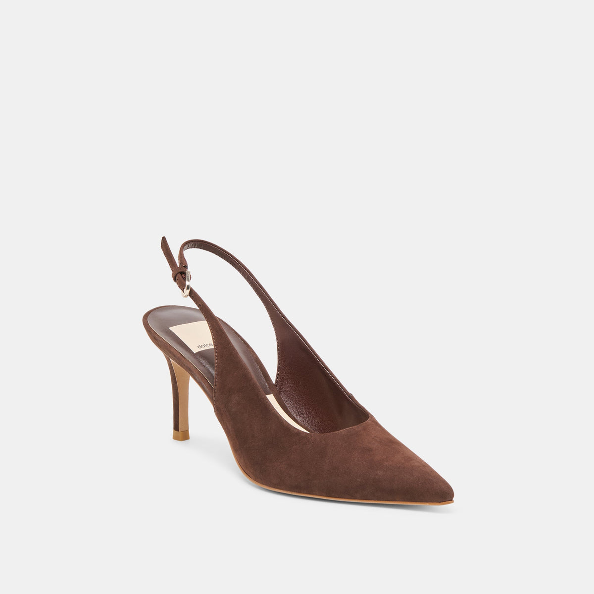 Dolce Vita SHOES Elasi Dk Brown Nubuck Heels