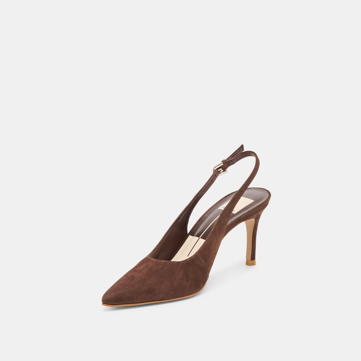 Dolce Vita SHOES Elasi Dk Brown Nubuck Heels