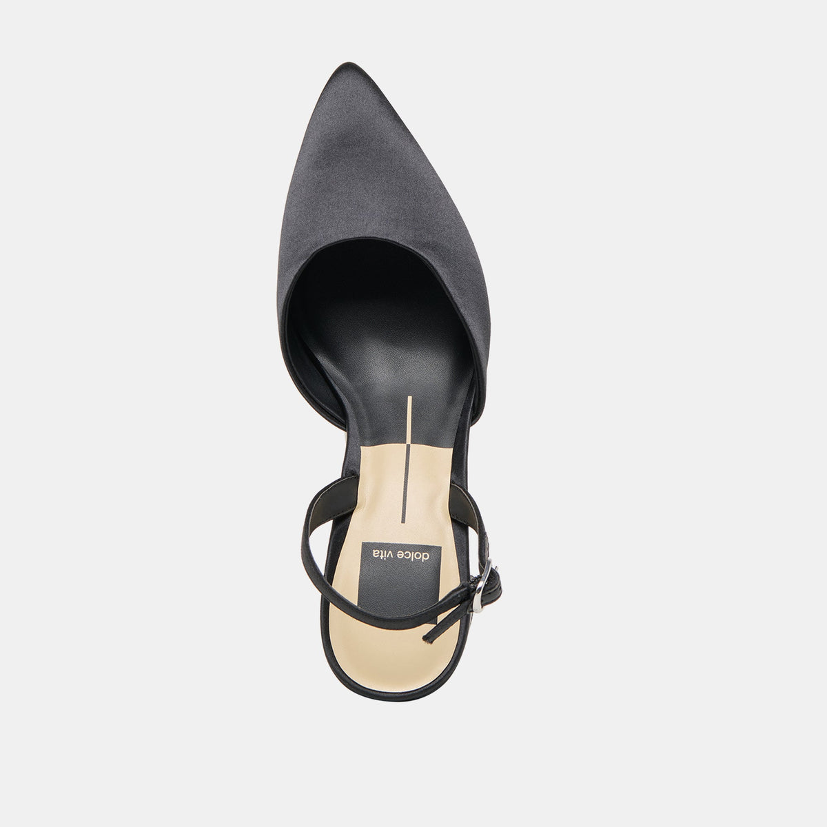Dolce Vita SHOES Carel Onyx Satin High Heels