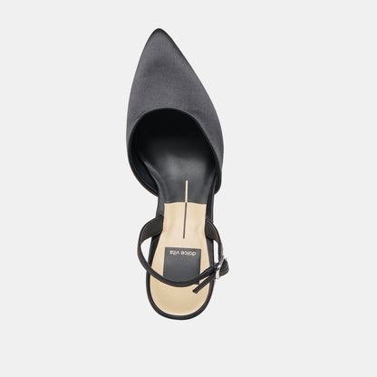 Dolce Vita SHOES Carel Onyx Satin High Heels
