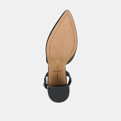 Dolce Vita SHOES Carel Onyx Satin High Heels