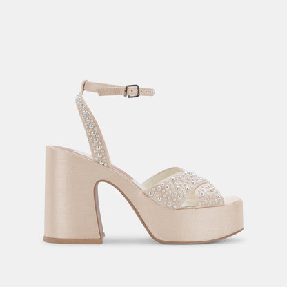 Dolce Vita SHOES WESSI PEARL HEELS VANILLA PEARLS
 – Dolce Vita