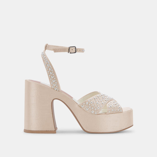 Dolce Vita SHOES WESSI PEARL HEELS VANILLA PEARLS
 – Dolce Vita