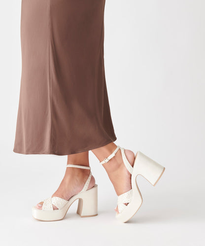 Dolce Vita SHOES WESSI PEARL HEELS VANILLA PEARLS
 – Dolce Vita