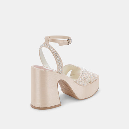 Dolce Vita SHOES WESSI PEARL HEELS VANILLA PEARLS
 – Dolce Vita